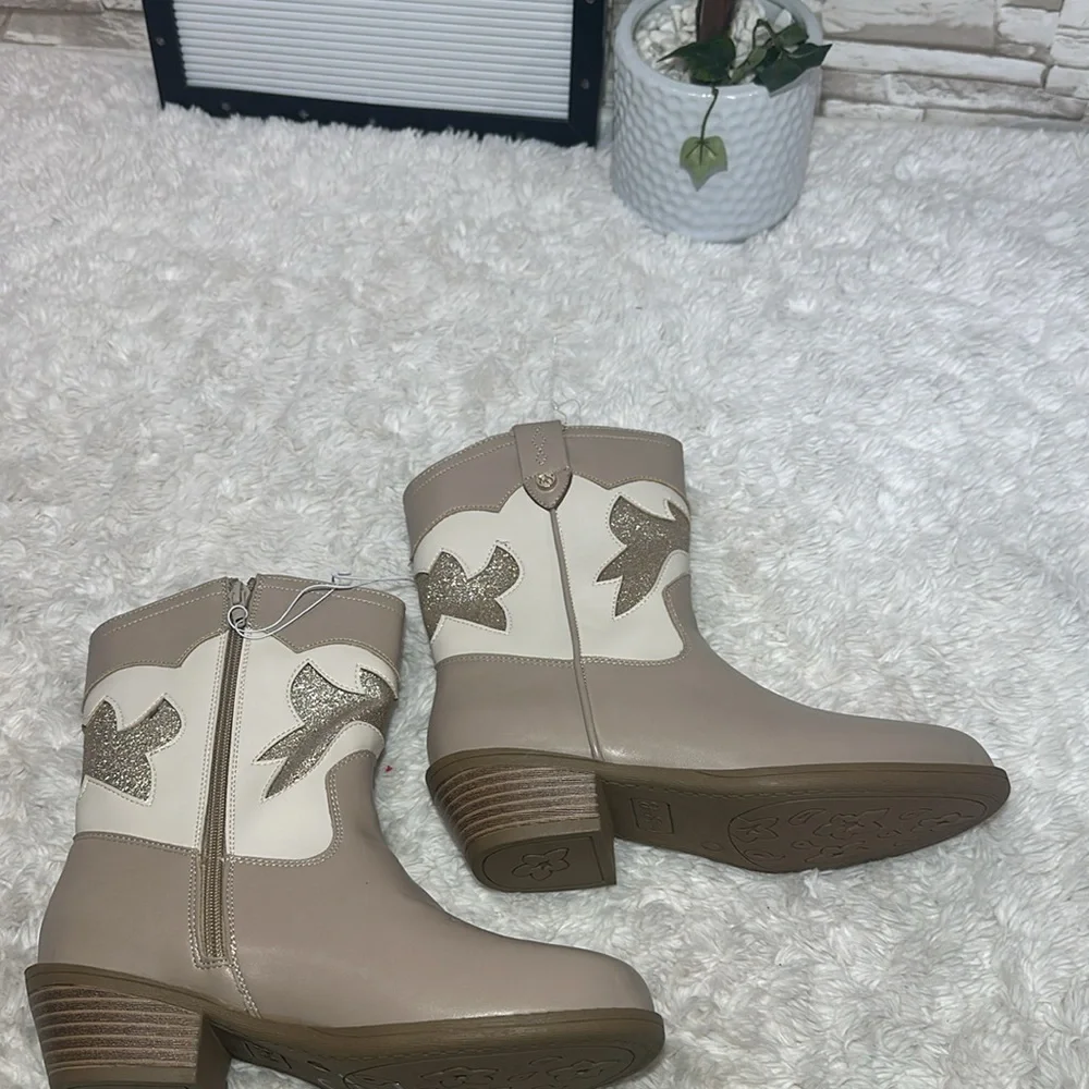 Jessica Simpson Girls Cowgirls Glitter Boots